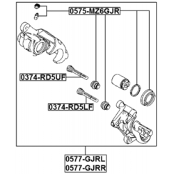 Brake Caliper - FEBEST 0577GJRL