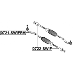 Tie Rod End - FEBEST 0721SWIFRH