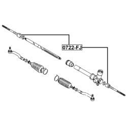 Inner Tie Rod - FEBEST 0722FJ