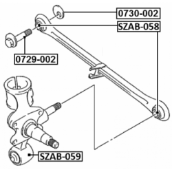 Caster Shim Axle Beam - FEBEST 0730002