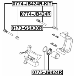 Guide Bolt Brake Caliper - FEBEST 0774JB424R