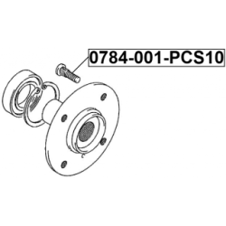 Wheel Stud - FEBEST 0784001PCS10