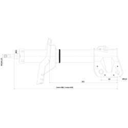 Shock Absorber - FEBEST 08110004FL