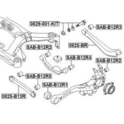 Camber Correction Screw - FEBEST 0829001KIT