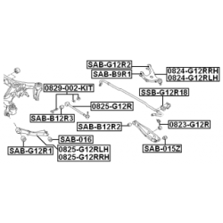 Camber Correction Screw - FEBEST 0829002KIT