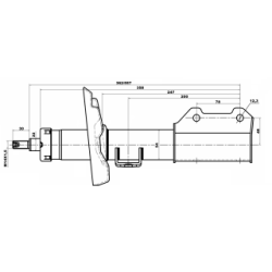 Shock Absorber - FEBEST 10660581FR