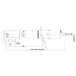 Shock Absorber - FEBEST 12110005FR