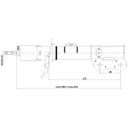 Shock Absorber - FEBEST 12110009FL