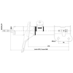 Shock Absorber - FEBEST 12110015FR