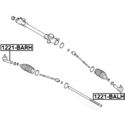 Tie Rod End - FEBEST 1221B4LH