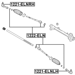 Tie Rod End - FEBEST 1221ELNLH