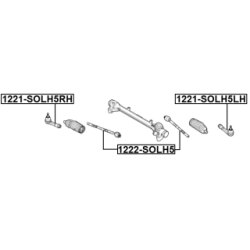 Tie Rod End - FEBEST 1221SOLH5RH