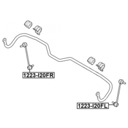 Link Coupling Rod Stabiliser Bar - FEBEST 1223I20FR