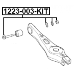 Camber Correction Screw - FEBEST 1229003KIT