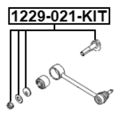 Camber Correction Screw - FEBEST 1229021KIT