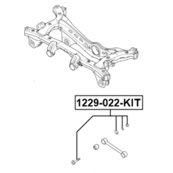 Camber Correction Screw - FEBEST 1229022KIT