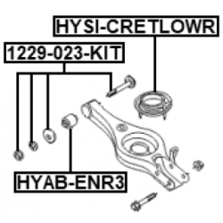 Camber Correction Screw - FEBEST 1229023KIT