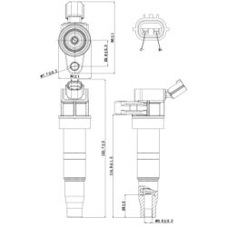 Ignition Coil - FEBEST 12640004