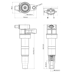 Ignition Coil - FEBEST 12640007