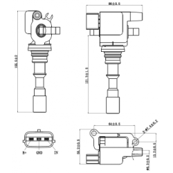 Ignition Coil - FEBEST 12640010