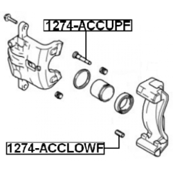 Guide Bolt Brake Caliper - FEBEST 1274ACCUPF