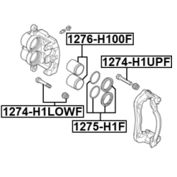 Guide Bolt Brake Caliper - FEBEST 1274H1UPF