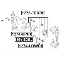 Guide Bolt Brake Caliper - FEBEST 1274UPF1