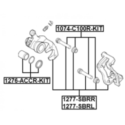 Brake Caliper - FEBEST 1277SBRR