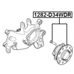 Wheel Hub - FEBEST 1282D34WDR