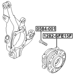 Wheel Hub - FEBEST 1282SFE15F