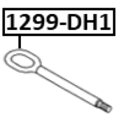 Tow Hook - FEBEST 1299DH1