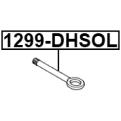 Tow Hook - FEBEST 1299DHSOL