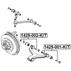 Camber Correction Screw - FEBEST 1429001KIT