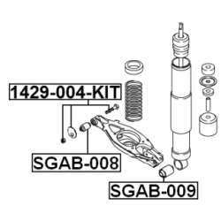 Camber Correction Screw - FEBEST 1429004KIT
