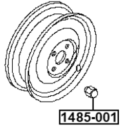 Wheel Nut - FEBEST 1485001