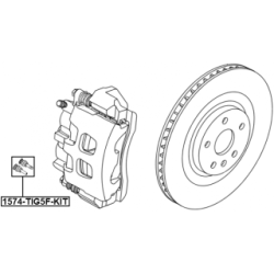 Guide Bolt Brake Caliper - FEBEST 1574TIG5FKIT