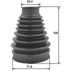 Bellow Drive Shaft - FEBEST 1615P639SA
