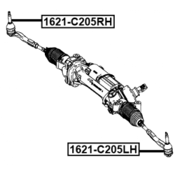 Tie Rod End - FEBEST 1621C205LH