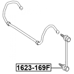 Link Coupling Rod Stabiliser Bar - FEBEST 1623169F