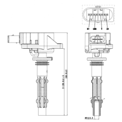 Ignition Coil - FEBEST 16640003