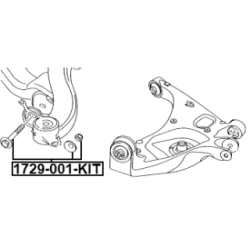 Camber Correction Screw - FEBEST 1729001KIT