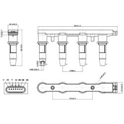 Ignition Coil Unit - FEBEST 18640002