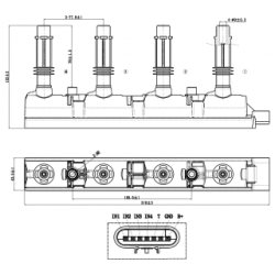 Ignition Coil Unit - FEBEST 18640003