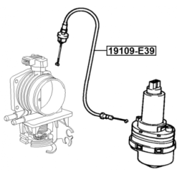 Accelerator Cable - FEBEST 19109E39
