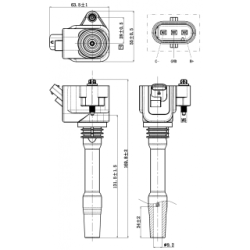 Ignition Coil - FEBEST 19640002