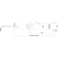 Shock Absorber - FEBEST 20110003R