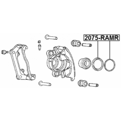 Repair Kit Brake Caliper - FEBEST 2075RAMR