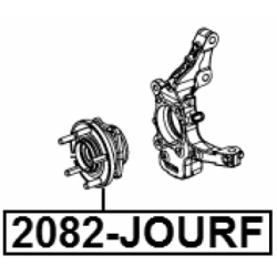 Wheel Hub - FEBEST 2082JOURF