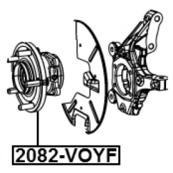 Wheel Hub - FEBEST 2082VOYF