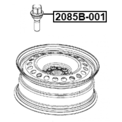 Wheel Stud - FEBEST 2085B001